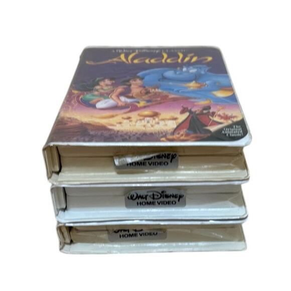 Disney Lot of 3 VHS Tapes Aladdin‎ Return of Jafar King of Thieves Walt Disney - Picture 6 of 9
